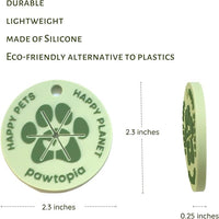 Pawtria Certified Home Compostable Dog Poop Bags (120) + Pink Poop Bag Carrier, Biodegradable Poop Bags, Vegetable Starches, Leak proof Dog Waste Bags, Light-weight silicone made bag carrier