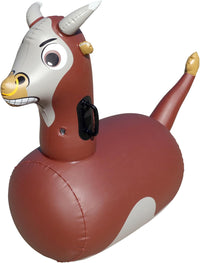 Hearthsong Hop N Go Inflatable Unicorn Riding Bouncy Hopping Toys - Bull / 1 Pack