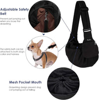 SlowTon Pet Carrier, Hard Bottom Support & Adjustable Padded Shoulder Strap – Essentials for Dogs - Black - image 2