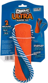 Chuckit! Ultra Bumper Tug Dog Toy, Orange, Medium - image 2