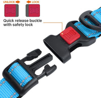Taglory Reflective Large Dog Collar - Skyblue / Large (Pack of 1) - image 3