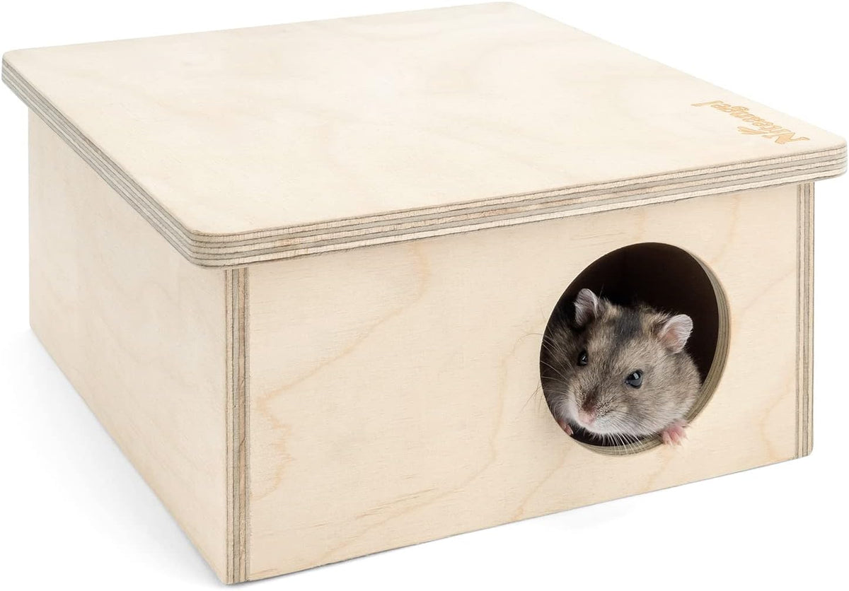 Niteangel Birch Chamber-Maze Hamster Hideout - 2 Chamber Hideout-Small