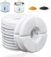4/12/16 Pack Cat Water Fountain Filters - White / 12 pack