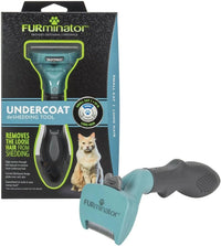 FURminator Medium to Large Cat deShedding Tool for Short Hair – Essentials for Cats - Small / long hair