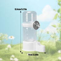 Automatic Bird Feeder and Water Dispenser, Budgie, Lovebirds - White 140ml - image 2