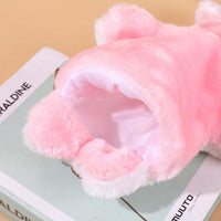 ZUXUCUVU 10 inch brown plush bunny rabbit hand puppet - view 5