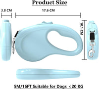 Retractable Dog Leash for Small Medium Dogs - Blue - image 2