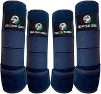 Horse Medicine Brushing Boots Leg Wraps Protection Gear Set of 2 and Set of 4 in 14 Colors