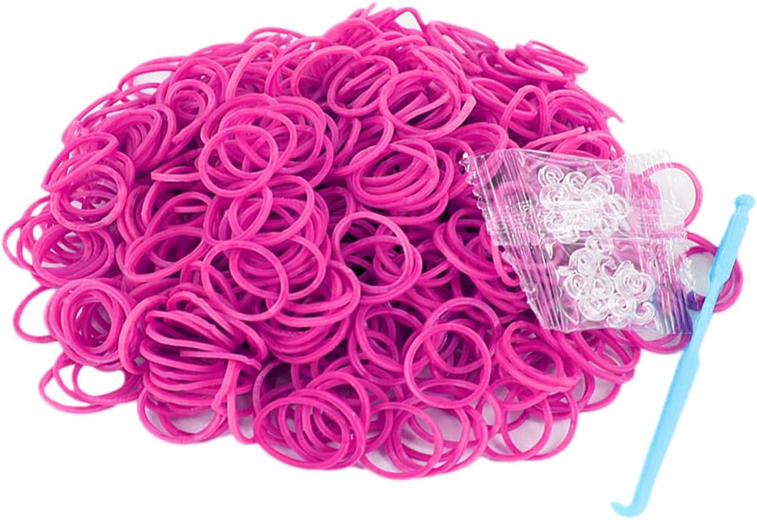 3000 Loom Rubber Bands Refill Kit - Rose