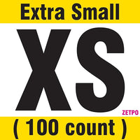 zetpo Cat Nail Caps | Cat Claw Covers | with Adhesives and Applicators (XS, 5X Glitter Random Colors | 100 pcs)