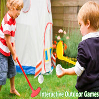 Plastic Golf Clubs, Sturdy Plastic Golf Toys Sets for Toddlers Kids – Fun for Kids & Family - Plastic / New Golf Clubs Set - image 4