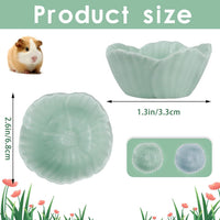 Small Ceramic Pet Hamster Bowl - s,1pc / Green - image 2