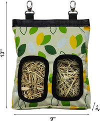 RIOUSSI Guinea Pig Hay Feeder - GreenleavesX2 / M - 13"x9"x2" - image 3
