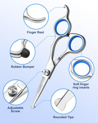 6-in-1 Dog Grooming Scissors - Blue 6 in 1 - image 3