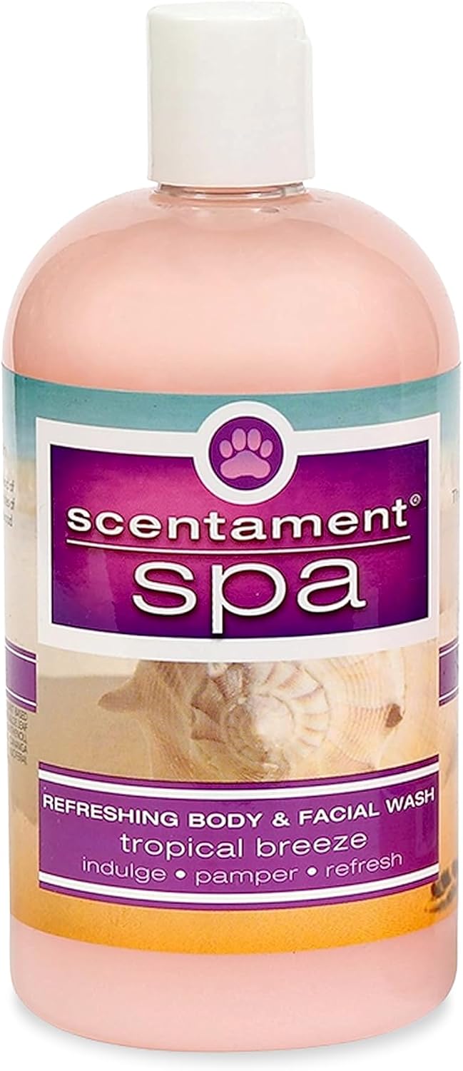 Best Shot Pet Scentament Spa Seasonal Facial & Body Wash - Tropical Breeze / 16 Fl Oz