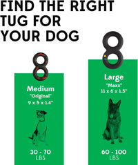 Goughnuts, Dog Toys for Aggressive Chewers - Medium (30-70 lb) (Original Size) / Tougher Black - image 4