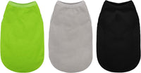 Elevate Your Dog's Fashion Quotient with Colorful and Breathable - L-(15~23lb) | Chest(~20") / Black Green and Gray