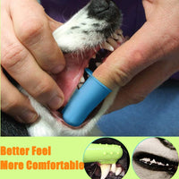 10-pack dog toothbrush set with triple head, double head and finger brushes - view 4