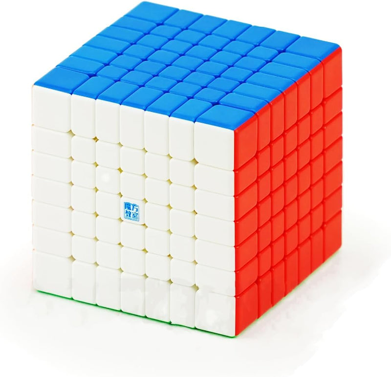 MFJS MeiLong 7x7 V2 M magnetic speed cube with stickerless colored faces