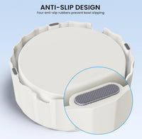 9.1" X 3.5" Dog Water Bowl No Spill 70oz/2L Large Capacity Dispenser - Grey - image 4