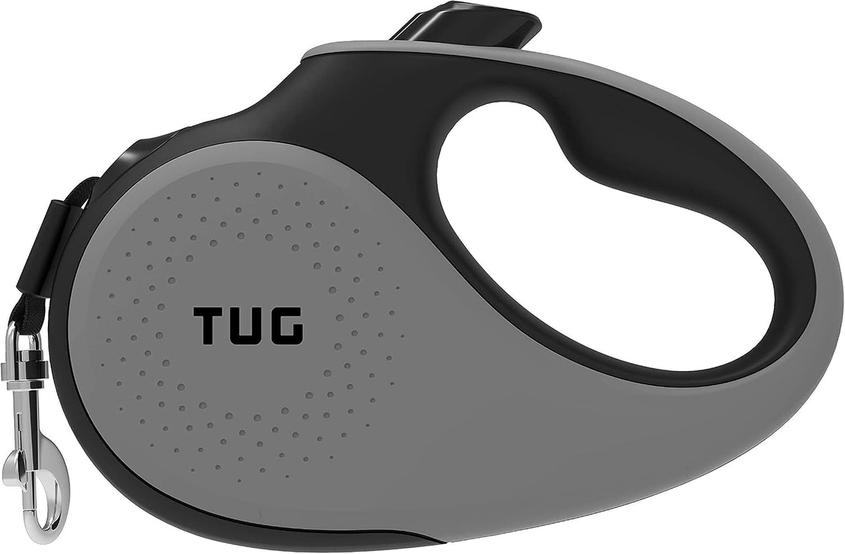 TUG Original Retractable Dog Leash - Grey / Tiny