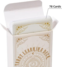 GINCEVHY 78-card beginner tarot deck with upright and reversed meanings printed - view 4