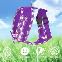 SuperBuddy Upgraded Soft Mesh Dog Harness - XS (Neck Girth 8.6"; Chest Girth: 11"-14") / Pink and Purple Set - image 3