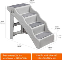 Amazon Basics Foldable Non-Slip Pet Stairs for Small Dogs and Cats - image 4
