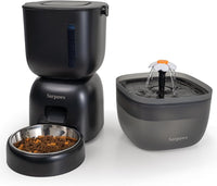 Automatic Cat Feeder and Water Dispenser FW1 - Black