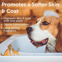 Nootie - Pet Shampoo for Sensitive Skin - Revitalizes Dry Skin & Coat - Natural Ingredients - Gentle Dog Shampoo - Cleans & Conditions,16 oz