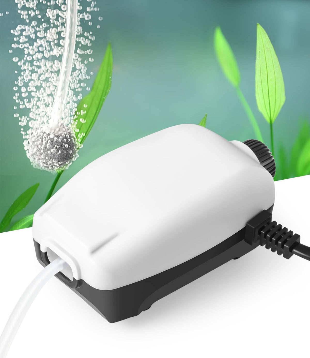 HITOP 2W Single Outlet Aquarium Air Pump - 44GPH(with knob)