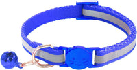 2 Pack Breakaway Cat Collars with Bells - Navy Blue - image 3