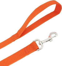 SALO Nylon Training Dog Leash for Small Medium Large Dogs - Orange / 3/4 inch x 15 feet - image 4