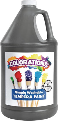 Colorations washable white tempera paint, paraben-free 1 gallon size - view 4