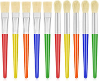 10Pcs Paint Brushes for Kids - Large