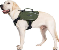 ONETIGRIS Y-Shaped Dog Backpack with Handle - Medium / Green