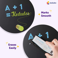 kedudes Dustless Chalk with Eraser, 24pk - image 4