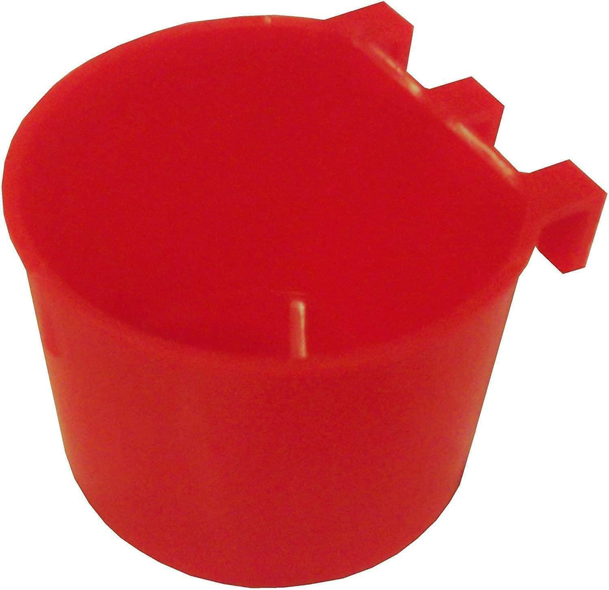 Cage Cups Birds Feeders Seed Bowl Chicken Feeding Watering Dish - 10PCS Red - image 2