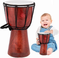 ArtCreativity 8 Inch Mini Wooden Toy Drum for Kids - 8" Inch