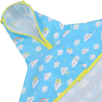 HDE Dog Raincoat with Hood & Leash Hole S-XL Dog Rain Jacket Ducks L – Essentials for Dogs - X-Large / Cartoon Storm - image 4
