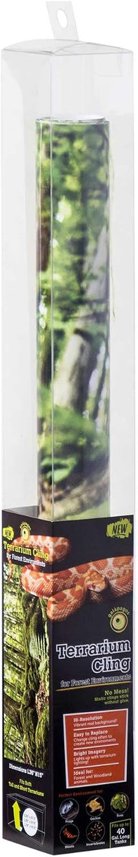 Galápagos Terrarium Background Clings, 11.125" x 36" - Forest - image 3