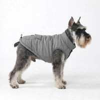 Spark Paws Dog Winter Coat Jacket - Grey / Medium