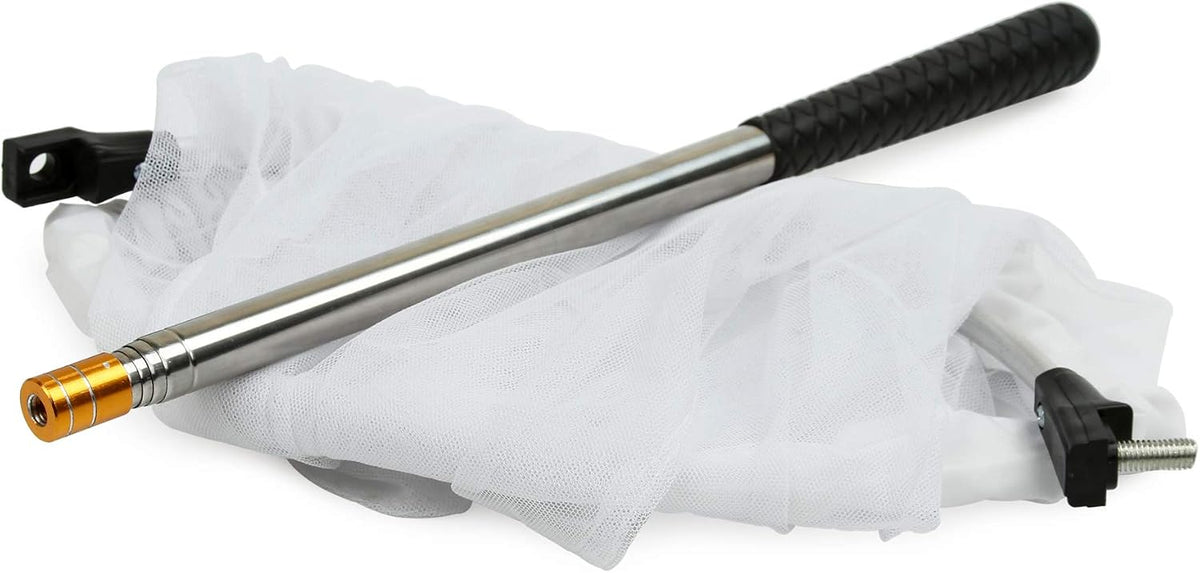 RESTCLOUD Insect and Butterfly Net with 12" Ring, 24" Net Depth - 14" Ring, 59" Handle - image 3