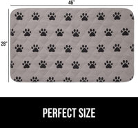 GORILLA GRIP Washable Puppy Pads, Slip Resistant Dog Crate Mat - 46" X 28" - 2 Pack - image 2