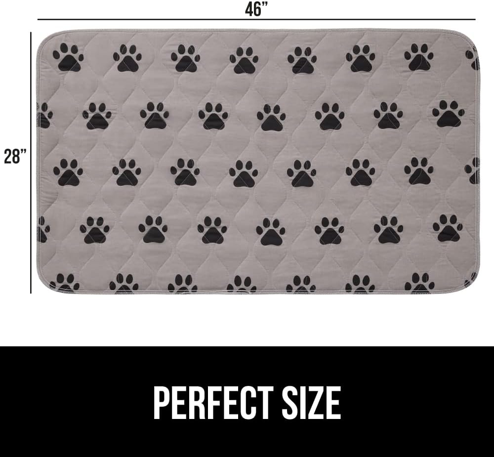 GORILLA GRIP Washable Puppy Pads, Slip Resistant Dog Crate Mat - 46" X 28" - 2 Pack - image 2