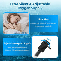 DaToo Aquarium Filter 5-15 Gallon Fish Tank Filter 120GPH Powerful - 4W 120GPH For 5-15 Gallon - image 4