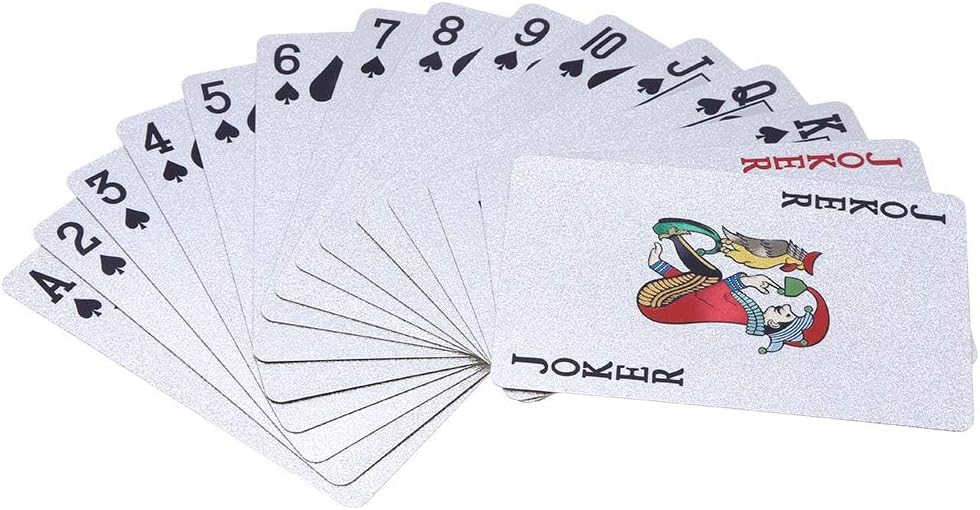 EAY Gold Waterproof Playing Cards - Sliver 1-pack - image 2