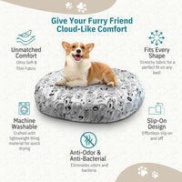 Round Dog Bed Covers Replacement Washable - Doodle Dogs / Large (Up to 45″) - image 4