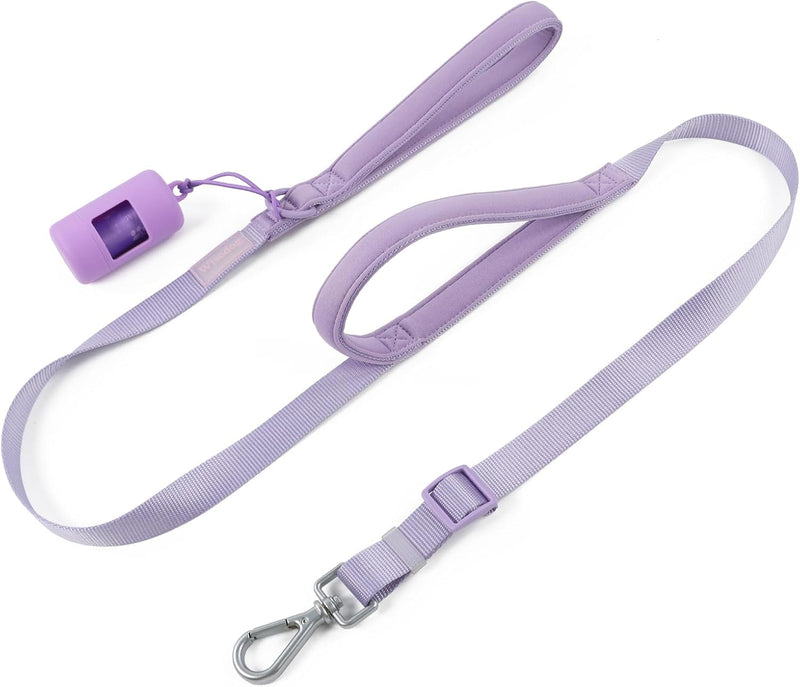 Wisedog Two Handles Dog Leash, Lilac - Lilac Purple / M
