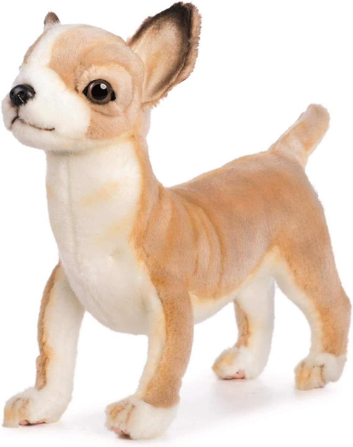 Hansa hand sculpted chihuahua puppy plush with hand finished face
